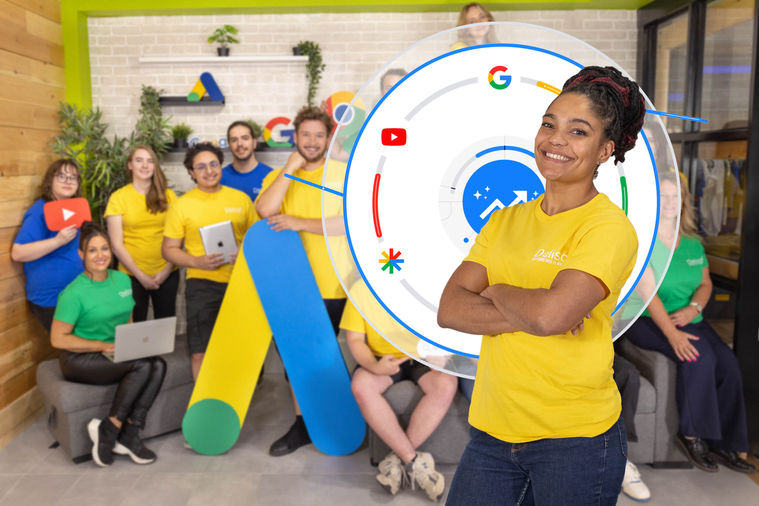 Krystelle, spécialiste en Google Ads chez Delisoft.